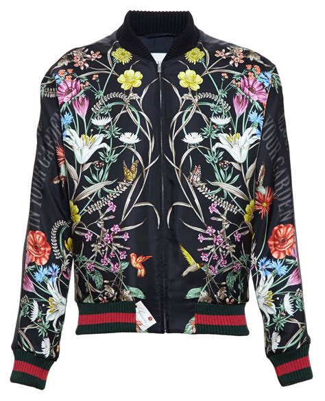 gucci floral bomber jacket reversible|Gucci bomber jacket in kenya.